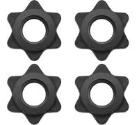 LICQIC 4 PCS Dumbbell Spinlock Collars, Barbell Bar Hexagon Nuts, Spinlock Dumbbell Weights for Dumbell Weight Lifting Fitness Training
