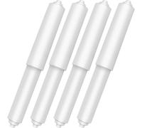 LICQIC 4 Pcs Toilet Paper Holder Rollers, Plastic Toilet Tissue Roll Holder Insert, Spring Loaded Toilet Roll Holder Insert, for Bathroom