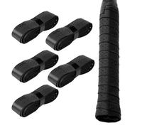 LICQIC 5 Pcs PU Replacement Racket Grip, Racquet Tape for Babolat Tennis Racket Grip, Tennis Overgrip, Padel Racket Grip, Badminton Racket Grip