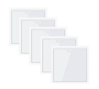 LICQIC 5 Pcs Square Car License Holder, Parking Permit Holder Suitable for Most Cars Windshields
