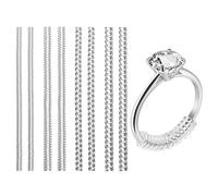 LICQIC 8 Pcs Ring Size Adjuster for Loose Rings, Invisible Tightener Transparent Resizer, Ring Guard, for Loose Rings Spacer Silicone Guard Ring