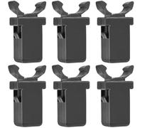 LICQIC Bin Lid Clasp, Bin Catch Replacement, Durable Bin Lid Clasps Set for Kitchen Trash Cans, Storage Boxes, Glasses Cases (6 Pcs)