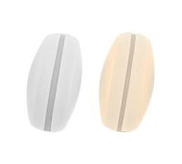 LICQIC Bra Strap Pads, Silicone Bra Strap Pads for Relieving Painful Pressure from Bra Straps (2Pair, Skin Tone+White)