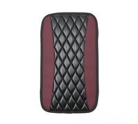 LICQIC Car Center Console Pad, Car Armrest Cushion Cover, Car Armrest Seat Box Cover Protector for Most Vehicle, SUV, Truck, Car, Wine Red