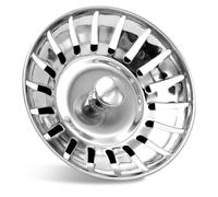 LICQIC Kitchen Sink Accessories, Stainless Steel Leak Proof Kitchen Sink Strainer Plug for Kitchen Sink Bowl, Diameter 78 mm (1 PCS)