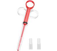 LICQIC Pet Pill Ejector, Pill Launcher, Pet Pill Dispenser for Cats and Dogs Small Animals Medical Feeding (1 Pcs Red)