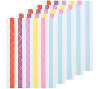LICQIC Photo Corners Self Adhesive, 1020 pcs Scrapbook Photo Corner Stickers for Photo Albums Scrapbook DIY Craft, 10 Sheets Colorful (Shape 2)