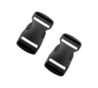 LICQIC Plastic Side Release Buckles, 20 mm/25 mm/32 mm/38 mm/50 mm Plastic Buckle Clips for Backpack Repairing, Luggage Fastening Strap