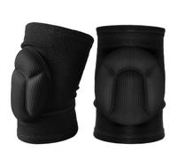 LICQIC Protective Knee Pads, Knee Pads for Adults with Thick Sponge Anti-Slip Collision Avoidance Knee Sleeve for Wrestling Mountain Bike Skateboarding (Black, L)