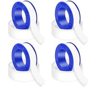 LICQIC Ptfe Tape, Plumber's Tape, Pft Duct Tape for Leaking Pipe Thread Screw Heads in Bathroom, Kitchen, Garden (4 Pcs)