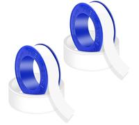 LICQIC Ptfe Tape, Plumber's Tape, Pft Duct Tape for Leaking Pipe Thread Screw Heads in Bathroom, Kitchen, Garden (2 Pcs)