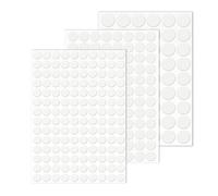 LICQIC Screw Hole Covers, Self Adhesive Caps Stick on Furniture Sticker Screw Hole, 290 Pcs 3 Size(12mm+15mm+21mm), White