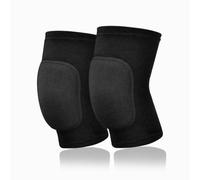 LICQIC Stretchy Knee Pads, Soft Brace Breathable Sleeve Protective for Dance Volleyball Football Yoga Jogging Climbing (Black, S)