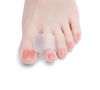 LICQIC Toe Separators, Gel Toe Separator is Suitable for Relief of Bunions, Calluses and Painful Blisters (10 PCE, Small Transparent Toe Separators)