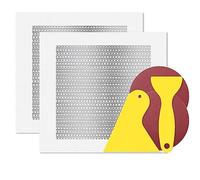 LICQIC Wall Repair Patch, Plasterboard Repair Patch, Self Adhesive Plaster Repair for Plaster Roof Drywall Crack (2 Pcs, 6 in by 6 in)