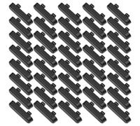 LICQIC Weep Vent Cover, Window Drain Caps, Weep Hole Drainage Covers Double Glazing, for Doors and Windows, 40 Pcs Black