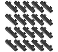 LICQIC Weep Vent Cover, Window Drain Caps, Weep Hole Drainage Covers Double Glazing, for Doors and Windows, 20 Pcs Black