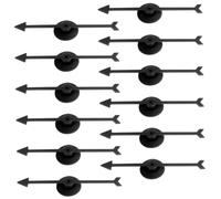 Licsaliwe 12Pcs 3.9 Inch Game Spinner Arrow with Base, Plastic Arrow Spinners for Classroom DIY Board Games, Replacement for Spin the Wheel Party Game