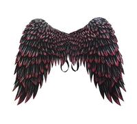 Licsaliwe 3D Printed Foldable Angel, Non-Woven Fabric Cosplay with Elastic Band/38x30 Inch