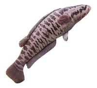 Licsaliwe 80cm Fish Plush Pillow, Realistic Giant Stuffed Animal Toy with Lifelike 3D Print, Ultra Soft Cushion for Home Decor, Sofa, Bed (31.5 Inch)