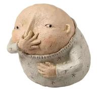 Licsaliwe Boy Holding Nose Bathroom Statue, Resin Funny Statue Man Holding Nose Sculpture Home Decor, Bathroom Decoration for Countertop