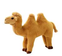 Licsaliwe Camel Stuffed Animal, 12" Realistic Detailed Plush Toy Super Soft Camel Plush for Cuddling, Bedroom Decor and Presents