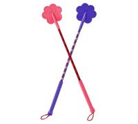 Licsaliwe Dog Training Stick, 2Pcs Rubber Training Aid with Non-Slip Handle, 16.5 Inch Built-in Clicker & Lanyard for Obedience, and Behavior