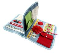 Licsaliwe Fidget Blanket for Adults with Dementia Multi-functional Sensory Blanket Calming & Comforting Sensory Aids for Alzheimer's, Dementia, Asperger's, Anxiety