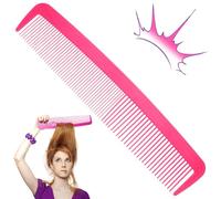 Licsaliwe Giant Comb 15 Inch Rose Red - Big Jumbo Comedy Hair Brush for Stage Costumes Performances & Photo (Clown Props)