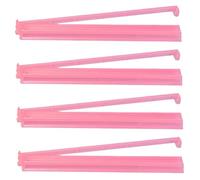 Licsaliwe Mahjong Racks with Pushers, 4Pcs Enhanced Mah Jongg Tile Holders, 18.5in Transparent Modern American Mahjong Tile Racks