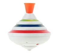 Licsaliwe Push Down Spinning Top Toy Colorful Light and Music Hand Spinner for Kids with Battery