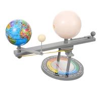 Licsaliwe Solar System Model, Sun Earth Moon Orbital Model, Luminous Educational Geography Toy for Science Experiments 8x4x7