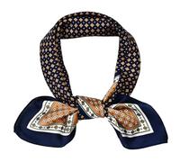 Licsaliwe Western Neck Scarf Silk Scarf Women, 27 Inch Square Vintage Print Neckerchief Men, Breathable Western Neck for Head Hair Wrap