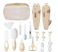 Lictin Baby Healthcare and Grooming Kit, 26 in 1 Rechargeable Baby Nail Trimmer Electric Set,Safe Baby Nail File with Auto Light, Newborn Nursery Health Care Kit, Portable Baby Safety Care Set