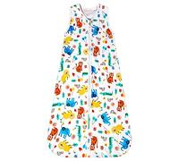 Lictin Baby Sleeping Bag, 0.5 TOG SleepSack, 100% Cotton, Sleeveless Swaddle Blanket with Two-way Zipper, Newborn Baby Gift, New Born Baby Essentials, Unisex, Boys & Girls, 18-36 Months