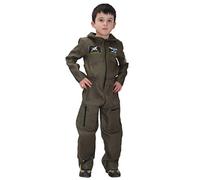 Licus Boys Air Force Fighter Pilot Role Play Halloween Costumes Cosplay Jumpsuit XL