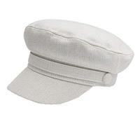Licus Women Yacht Captain Sailor Hat Newsboy Beret Cap White