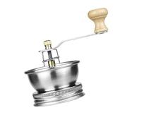 Lid Accessory for Stainless Steel Coffee Grinder Designed for and Wide-Mouth Mason Jars - a Manual Burr Grinder Perfect for Fresh Coffee, Great for Camping and Home Brewing