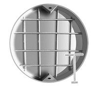 Lid Cover,Invisible 304 Stainless Steel Manhole Cover, Rectangular Recessed Septic Tank Lid With Lifting Hook And Base, For Driveways/Yards(55x100cm)