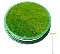 Lid Cover,Invisible Septic Tank Lid Covers 1640 Inch Round Grass Manhole Cover for Garden School & Landscape Resin with 28Inch Planting Pot