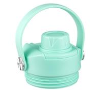 Lid for Yeti Rambler 26 36 46 64 oz Bottles, Screw Top with Flex Handle, Chug caps for Yeti Kids Jr 12 18 Ounce Cup, BPA Free Leakproof Cover, Replacement Water Bottle Accessories, Seafoam
