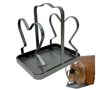 Lid Holder - Space Saving Rust Proof Storage Tool,Pot Pan Organizer - for Home Indoor Cabinet Door Wall Countertops Pans Cooking Family Friends