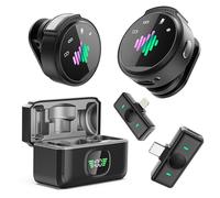 LID LIRDDY Mini Microphone, 3 in 1 Wireless Lavalier Microphones for iPhone, iPad, Camera and Android Devices, Noise Reduction Lapel Mic