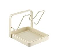 Lid Organizer - Space Saving Storage with Drain Tray, Lid Holder Rack | Kitchen Pot Lidd Storage Rack, Pot Lidd Organiserr for Cutting Board Plate Dish Ladle Spatula