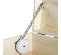 Lid Stay Hinge Soft Close Safety Lid Support Toy Box Hinge 25-50lb for Toy Box Kitchen Cabinet Wardrobe of Top-Upward Opening & Top Flap Doors