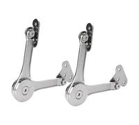 Lid Support Hinge 4 Pcs Heavy Duty Lid Hinges Soft Close, Support Hinges Keep Lid Open Safe for Cabinets Kitchen Lid Stay Hinge