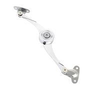 Lid Support Hinge 4pcs Lid Support Hinge Folding Lid Lift Up Stay Buffer Damper with Soft Close Adjustable Stop in Any Position for Cabinet(Color 1)
