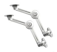 Lid Support Hinge 4pcs Zinc Alloy Soft Close Lid Stay Hinges Adjustable for Chest Storage Lid Stay Hinge