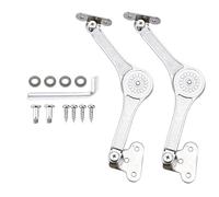 Lid Support Hinge BADALU Toy Box Hinges Soft Close,Heavy Duty Lid Stay Hinges Perfect for Cabinet,Closet,Wardrobe or Toybox 110 Degree (1 Pair)