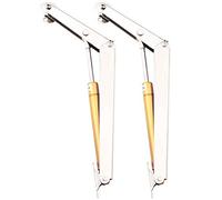 Lid Support Hinge, Tiberham 100N Heavy Duty Gas Spring Lid Stay Hinge Buffer Damper, Tatami Supports Gas Strut Hydraulic Rod for Kitchen Cabinet Door Cupboard Toy Box Pneumatic Stop Support